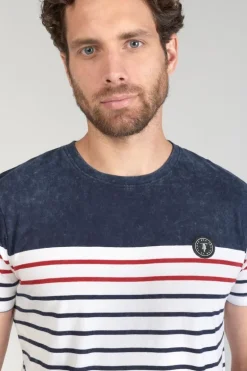 Le Temps des Cerises T-Shirt Blank A Rayures-Homme T-Shirts & Polos