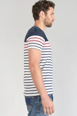 Le Temps des Cerises T-Shirt Blank A Rayures-Homme T-Shirts & Polos