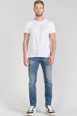 Le Temps des Cerises T-Shirt Brown Blanc-Homme T-Shirts & Polos