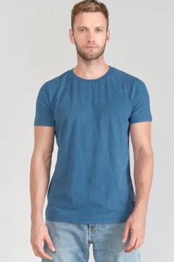 Le Temps des Cerises T-Shirt Brown Bleu Delave-Homme T-Shirts & Polos