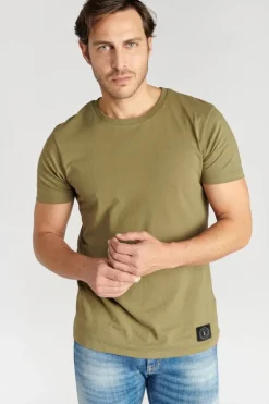 Le Temps des Cerises T-Shirt Brown Kaki-Homme T-Shirts & Polos