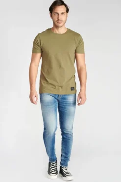 Le Temps des Cerises T-Shirt Brown Kaki-Homme T-Shirts & Polos