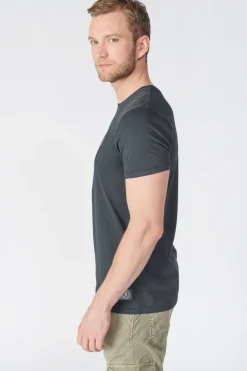 Le Temps des Cerises T-Shirt Brown Noir-Homme T-Shirts & Polos