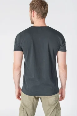 Le Temps des Cerises T-Shirt Brown Noir-Homme T-Shirts & Polos