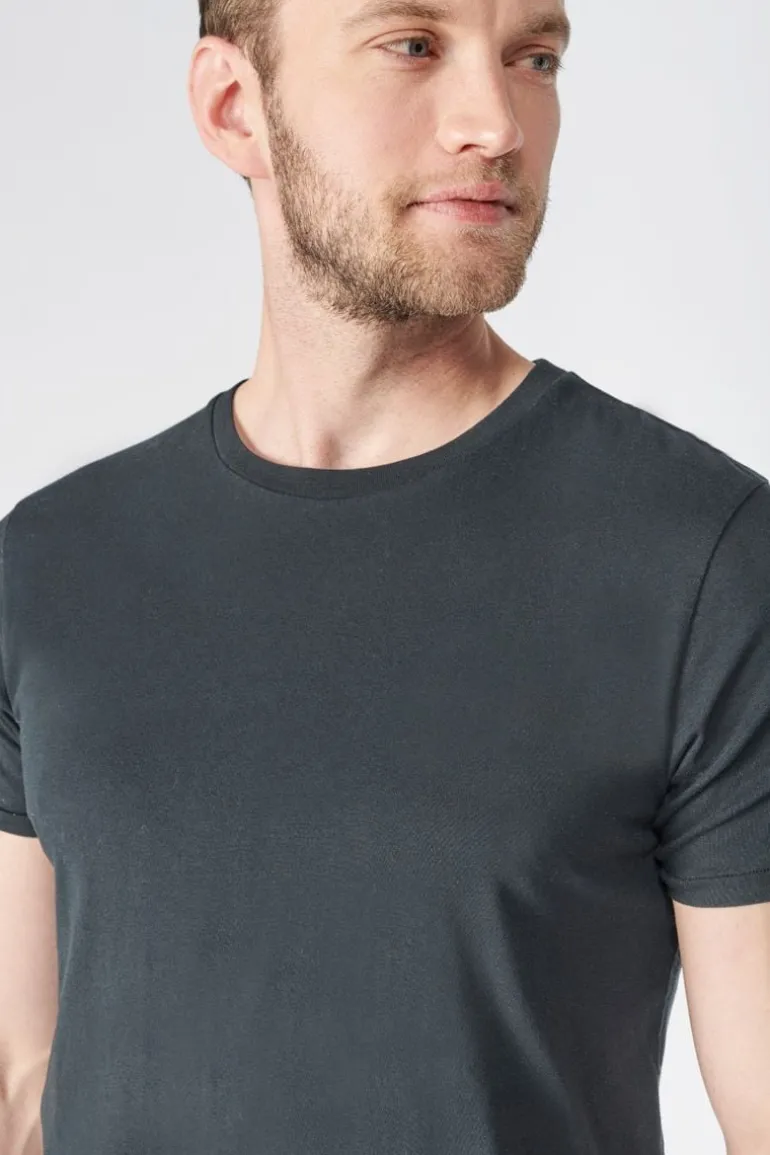 Le Temps des Cerises T-Shirt Brown Noir-Homme T-Shirts & Polos