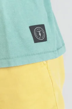 Le Temps des Cerises T-Shirt Brown Vert D'Eau-Homme T-Shirts & Polos