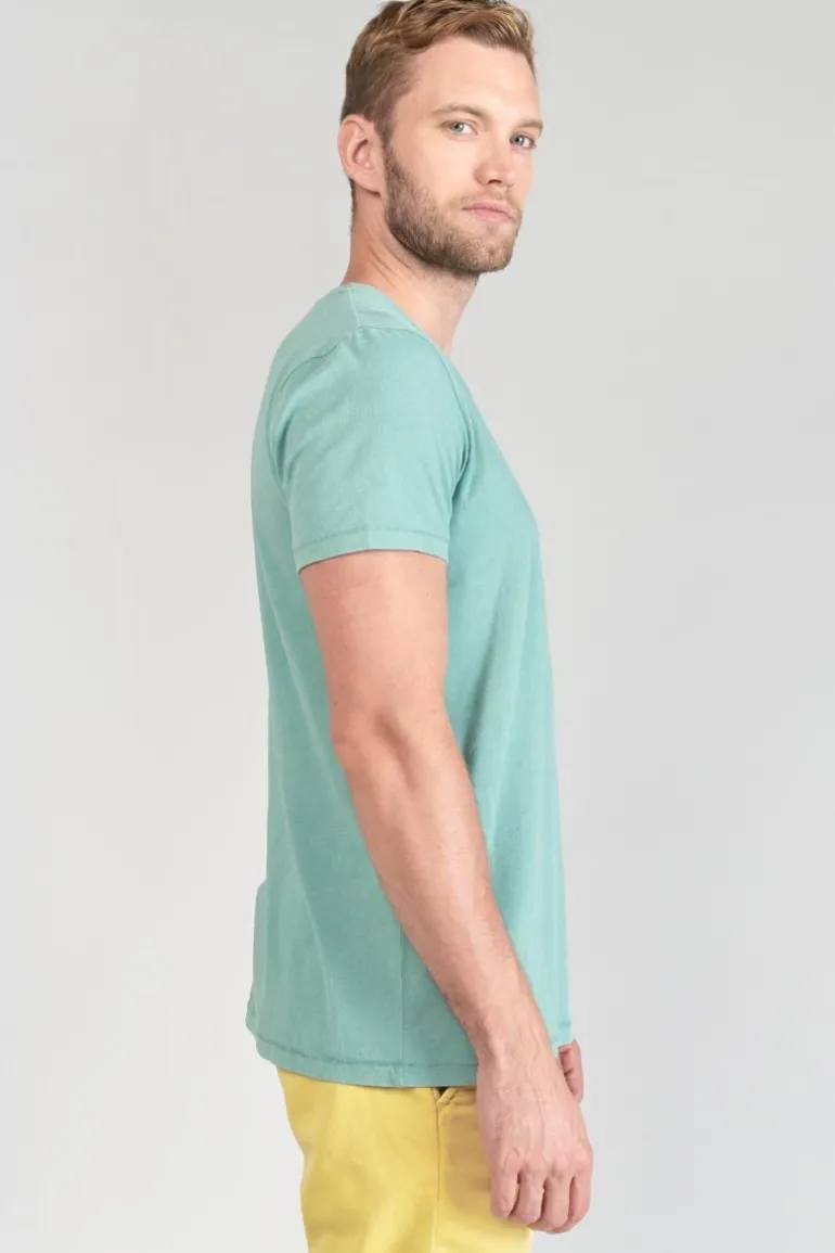 Le Temps des Cerises T-Shirt Brown Vert D'Eau-Homme T-Shirts & Polos