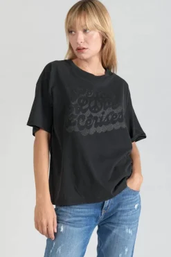 Le Temps des Cerises T-Shirt Cassio Noir-Femme T-Shirts & Débardeurs
