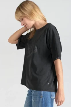 Le Temps des Cerises T-Shirt Cassio Noir-Femme T-Shirts & Débardeurs