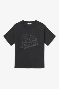 Le Temps des Cerises T-Shirt Cassio Noir-Femme T-Shirts & Débardeurs