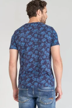 Le Temps des Cerises T-Shirt Conit A Motif Feuilles-Homme T-Shirts & Polos