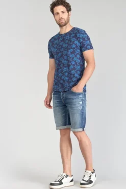 Le Temps des Cerises T-Shirt Conit A Motif Feuilles-Homme T-Shirts & Polos