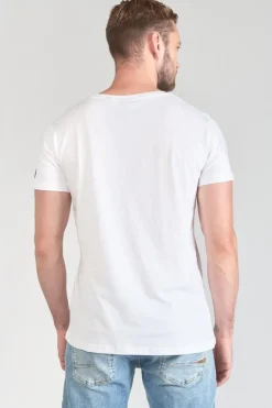 Le Temps des Cerises T-Shirt Gan Blanc Imprime-Homme T-Shirts & Polos