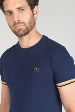 Le Temps des Cerises T-Shirt Grale Bleu Marine-Homme T-Shirts & Polos