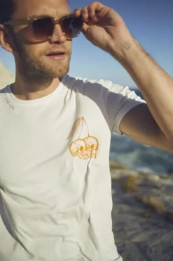 Le Temps des Cerises T-Shirt Ian Blanc Imprime-Homme T-Shirts & Polos