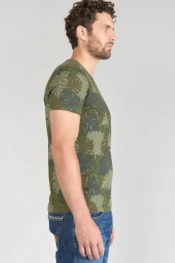 Le Temps des Cerises T-Shirt Jung A Motif Jungle Kaki-Homme T-Shirts & Polos