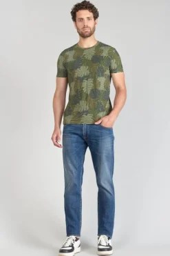 Le Temps des Cerises T-Shirt Jung A Motif Jungle Kaki-Homme T-Shirts & Polos