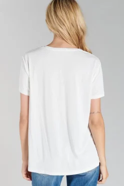 Le Temps des Cerises T-Shirt Lola Vanille-Femme T-Shirts & Débardeurs