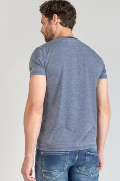 Le Temps des Cerises T-Shirt Mavoc Bleu Chine Delave-Homme T-Shirts & Polos