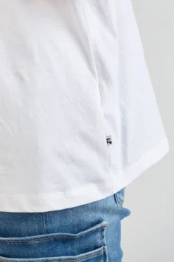 Le Temps des Cerises T-Shirt Moona Blanc Imprime-Femme T-Shirts & Débardeurs