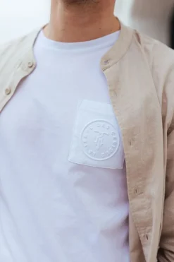 Le Temps des Cerises T-Shirt Paia Blanc-Homme T-Shirts & Polos