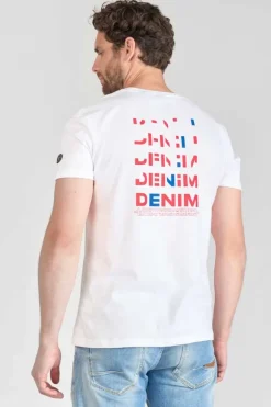 Le Temps des Cerises T-Shirt Saros Blanc-Homme T-Shirts & Polos