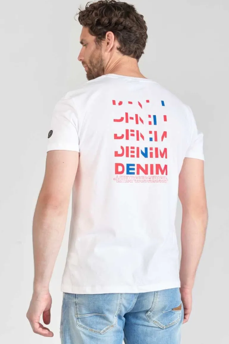 Le Temps des Cerises T-Shirt Saros Blanc-Homme T-Shirts & Polos