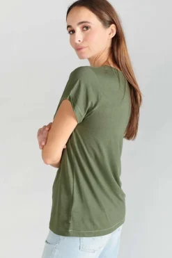 Le Temps des Cerises T-Shirt Smallvtrame Kaki-Femme T-Shirts & Débardeurs