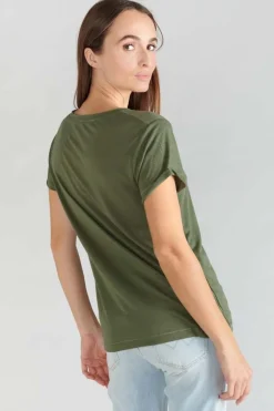 Le Temps des Cerises T-Shirt Smallvtrame Kaki-Femme T-Shirts & Débardeurs