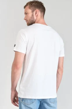 Le Temps des Cerises T-Shirt Yair Blanc Imprime-Homme T-Shirts & Polos