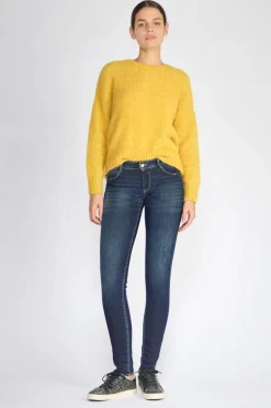 Le Temps des Cerises Urselle Pulp Slim Jeans Vintage Bleu N°1-Femme Coupe Slim