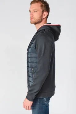 Le Temps des Cerises Veste Bi-Matiere Thol Bleu Marine-Homme Vestes & Manteaux