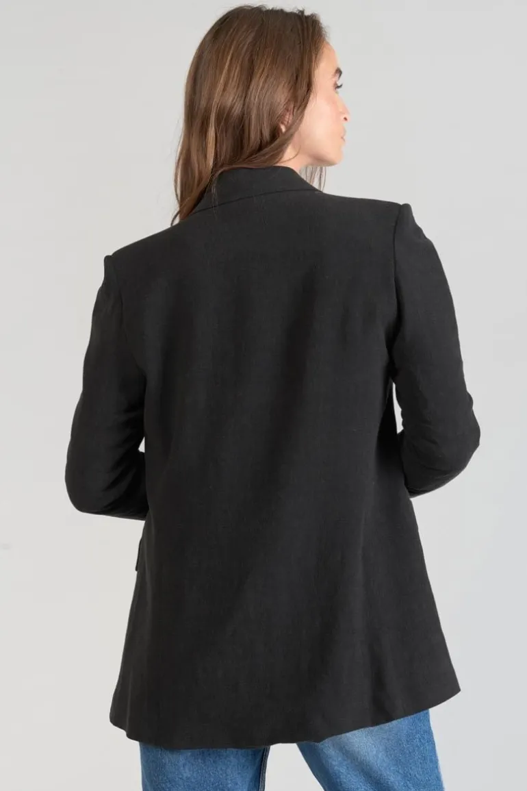 Le Temps des Cerises Veste Blazer Bek Noire-Femme Vestes & Blousons