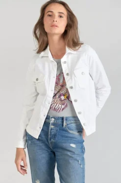 Le Temps des Cerises Veste En Jeans Lilly Blanche-Femme Chemises Et Vestes