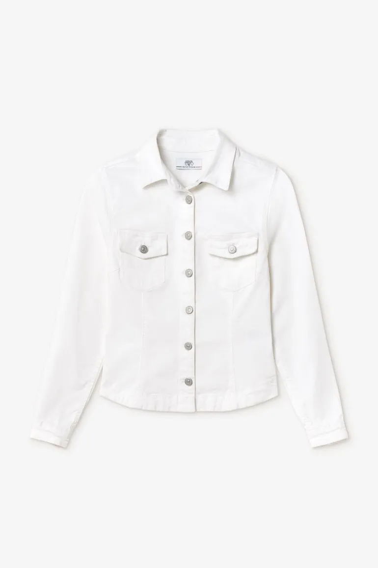 Le Temps des Cerises Veste En Jeans Lilly Blanche-Femme Chemises Et Vestes
