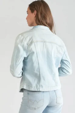 Le Temps des Cerises Veste En Jeans Lilly Bleu Tres Clair-Femme Chemises Et Vestes