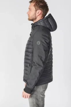 Le Temps des Cerises Veste Impermeable Lima Noire-Homme Vestes & Manteaux