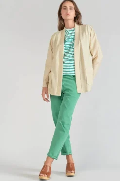 Le Temps des Cerises Veste Kimono Sobrado Dore-Femme Vestes & Blousons