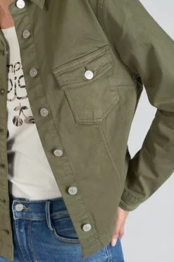 Le Temps des Cerises Veste Lilly Kaki-Femme Chemises Et Vestes