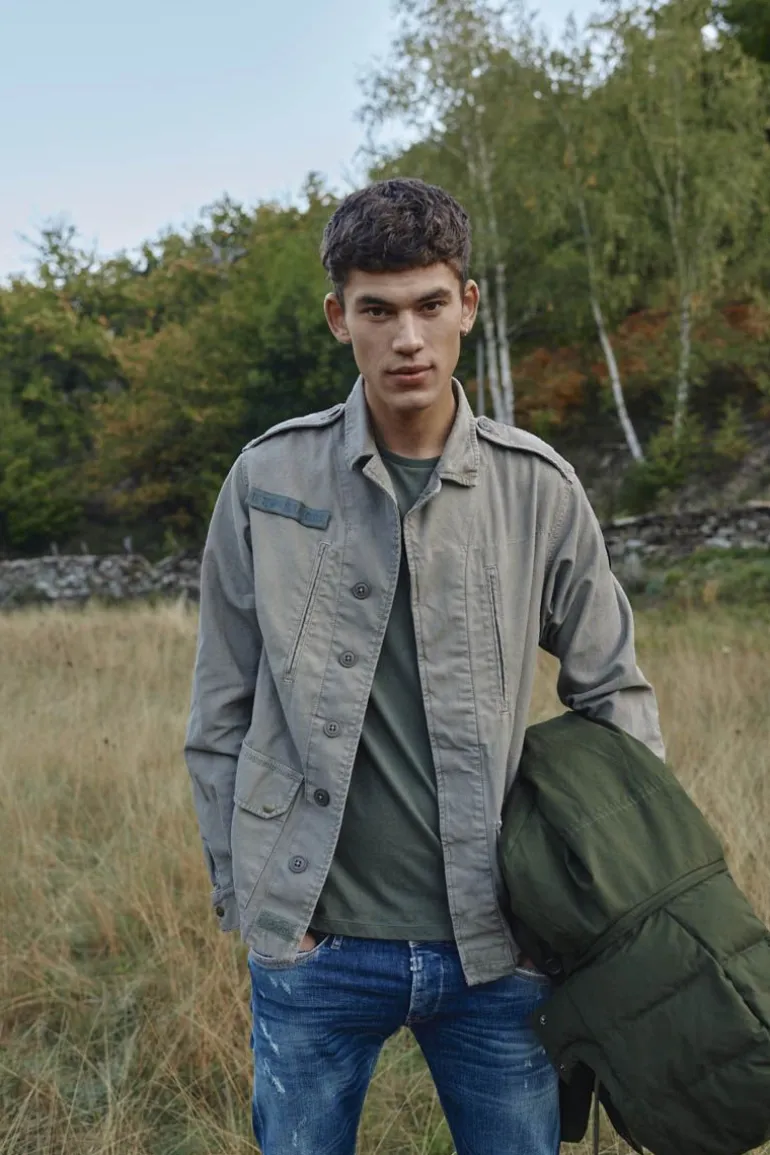Le Temps des Cerises Veste Unisexe Militarie Kaki-Femme Vestes & Blousons