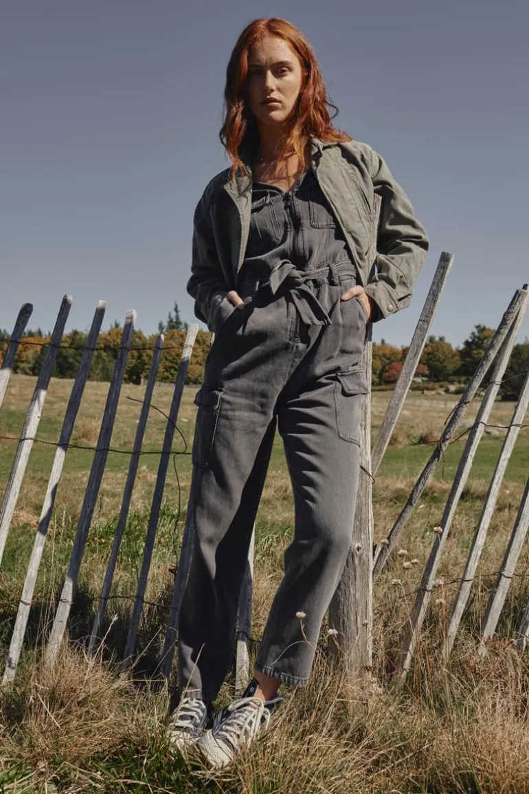 Le Temps des Cerises Veste Unisexe Militarie Kaki-Femme Vestes & Blousons