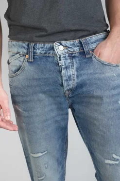 Le Temps des Cerises Vintage 700/20 Regular Jeans Destroy Bleu N°4-Homme Coupe Regular Confort