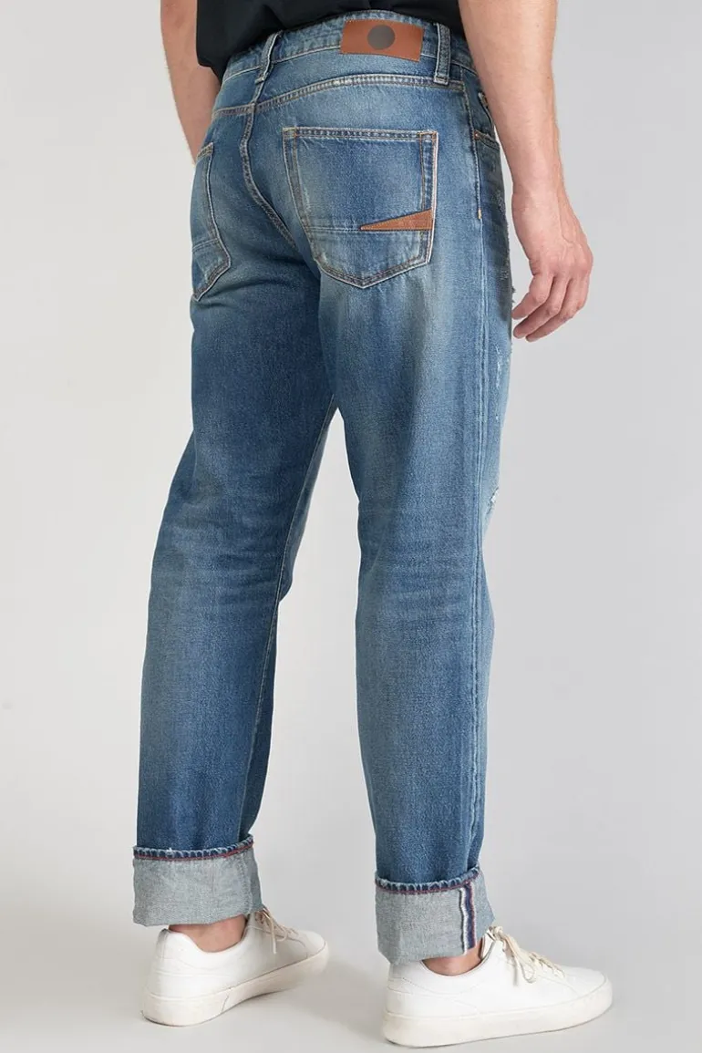 Le Temps des Cerises Vintage 700/20 Regular Jeans Destroy Vintage Bleu N°3-Homme Coupe Regular Confort